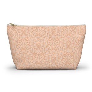 Mahjongtegels Opbergtas Jugendstil Schelpenpatroon Pastel Perzik afbeelding 8