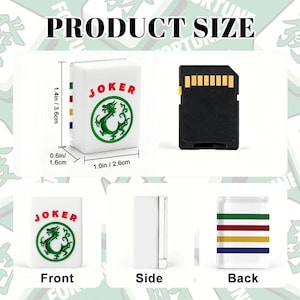 American Mahjong Tiles Set Hudson's Bay Colors Stripe Pattern Green Red Yellow Blue image 8