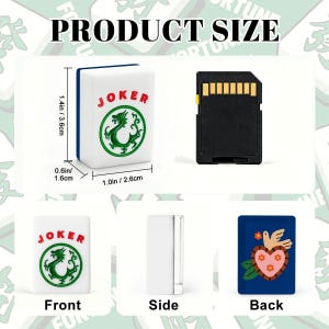 American Mahjong Tile Set Sacred Heart with Bird and Flowers image 5