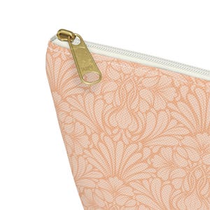 Mahjongtegels Opbergtas Jugendstil Schelpenpatroon Pastel Perzik afbeelding 10