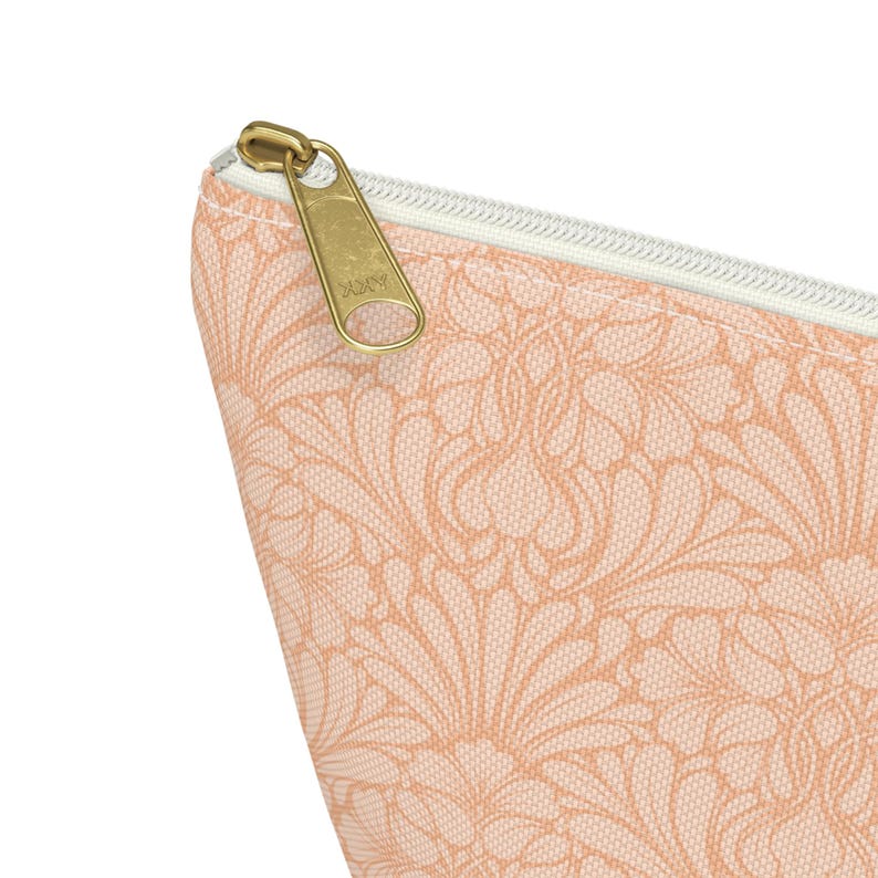 Mahjongtegels Opbergtas Jugendstil Schelpenpatroon Pastel Perzik afbeelding 10