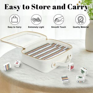 American Mahjong Tiles Set Hudson's Bay Colors Stripe Pattern Green Red Yellow Blue image 7