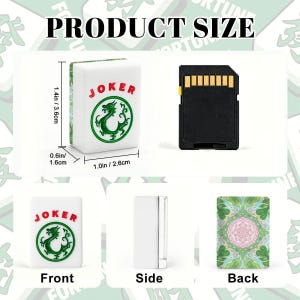 Premium American Mahjong Tile Set - Dopamin Decor Pink Aqua & Green Tropical Bild 6