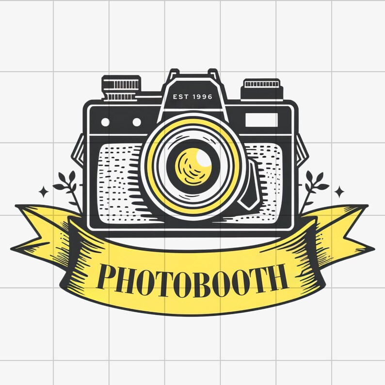 Booth Logo Sample Photo Booth Logos Template Canva Editable Event - Etsy