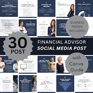 Financial Advisor Social Media Templates, Financial Coach Instagram, Money Management Posts, Financial Consultant Instagram Posts, Coaching