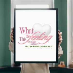 Wicked Poster &#39;What Is This Feeling?&#39; Movie Musical Quote, Printable Broadway Wall Art WKD01