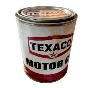 激レア　Texaco Valor Motor Oil 2ガロン缶 Texaco Oil Cans - Etsy