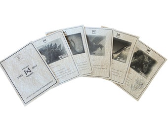 Monarch Titan project concept documents and Monarch security Badge for prop or display, Wall Art (Godzilla)