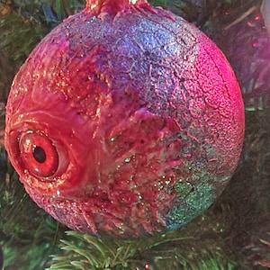 Realistic All Seeing Creepy Christmas Ornament by Dead Head Props , Halloween Prop, Horror Prop, Halloween Decoration,