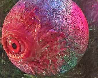 Realistic All Seeing Creepy Christmas Ornament by Dead Head Props , Halloween Prop, Horror Prop