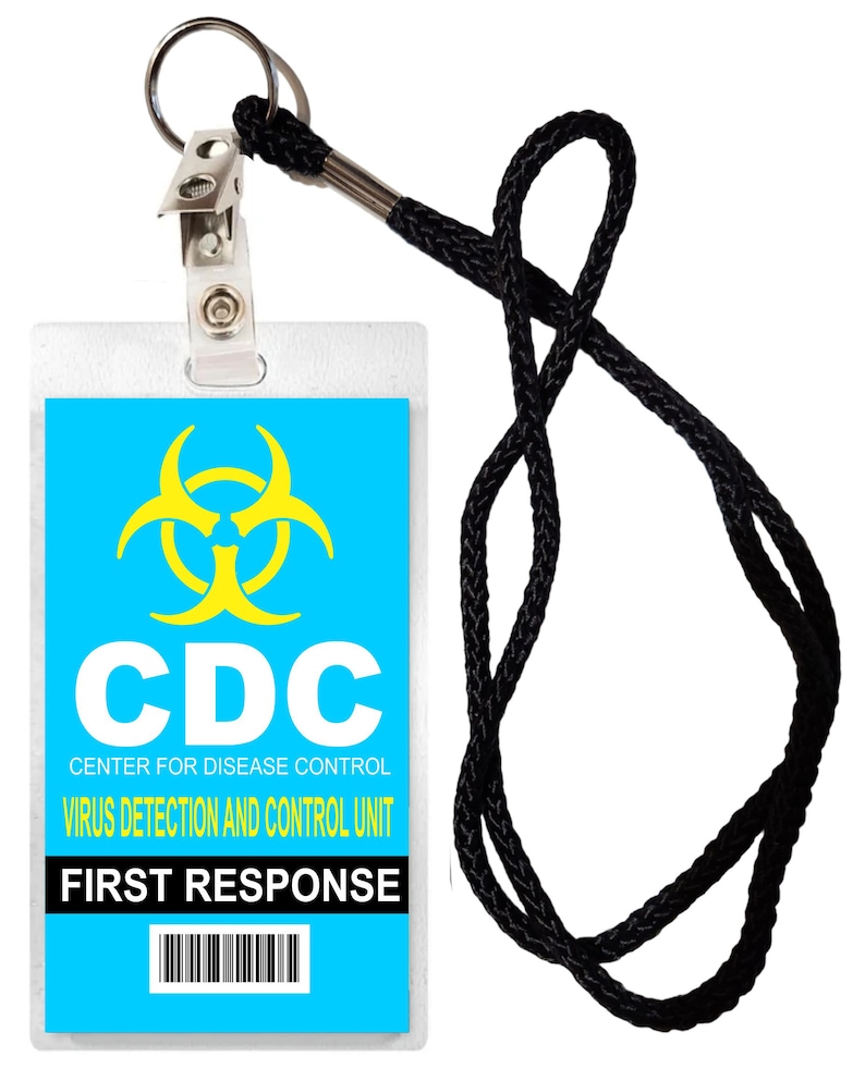 Novelty ID Security Badge CDC Halloween Costume Movie Prop Badge - Etsy