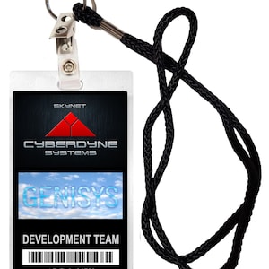Novelty ID Security Badge Cyberdyne Systems Skynet Genesis Halloween Costume Movie Prop Badge