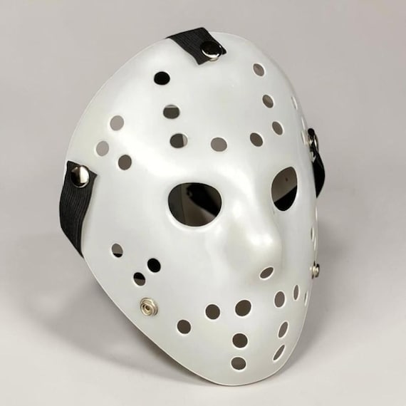 ハロウィン小道具 ジェイソン ホッケーマスク モッド ホワイト - Etsy 日本