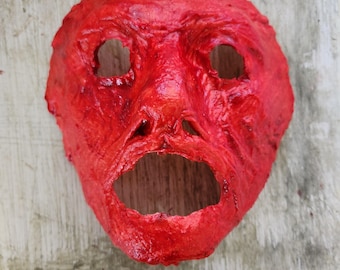 Halloween Horror Mask - Bloody Latex skinned Face Mask - Hand made by Dead Head Props