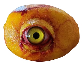 All Seeing Lemon (Freaky Franken Fruit) by Dead Head Props ,Realistic Life Sized, Halloween Prop, Horror Prop, Halloween Decoration