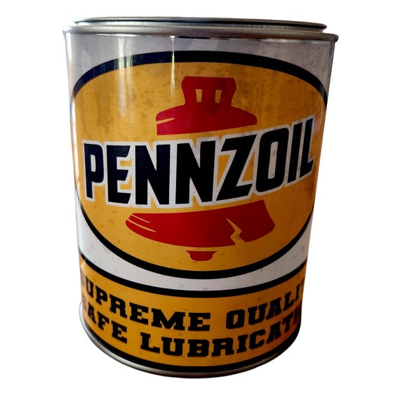 32 Oz Replica Vintage Oil Can (pennzoil) Unique Gift, Great for