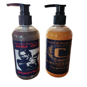 John Wick - Continental Hotel Liquid Hand and Body Soap 8 oz by Dead Head Props, Halloween, Horror