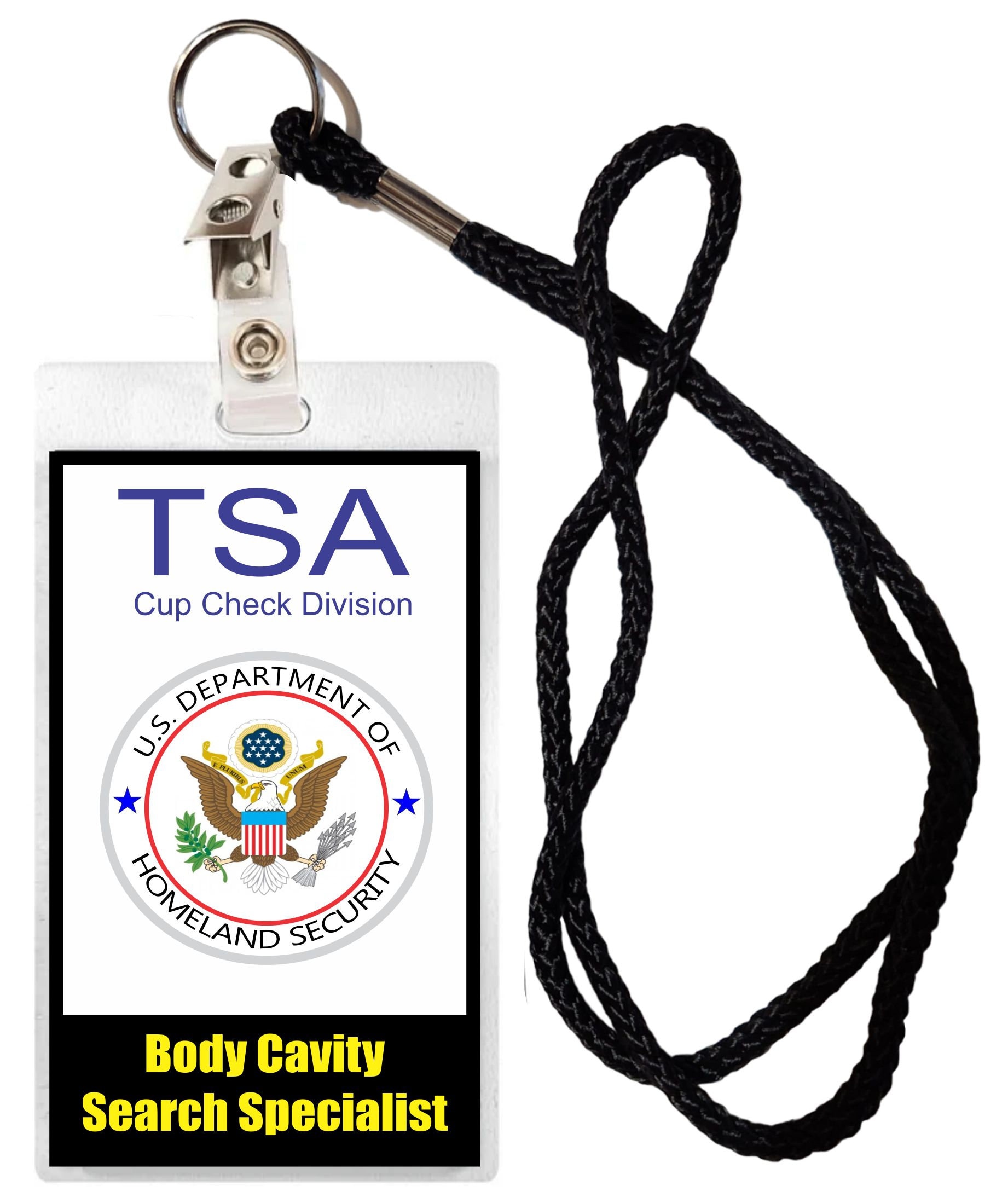 Novelty ID Security Badge TSA Halloween Costume Movie Prop Badge
