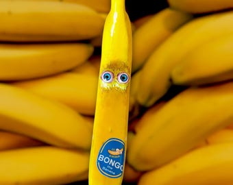 Realistic Life Sized Freaky Fruit BONGO the Banana by Dead Head Props ,Halloween Prop, Horror Prop, Halloween Decoration, artificial fruit