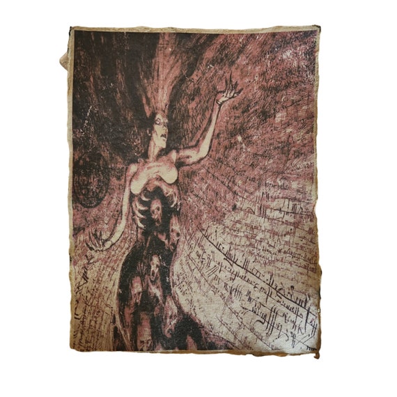 Evil Dead Rise, Necronomicon, Book of the Dead Aged Printed Book