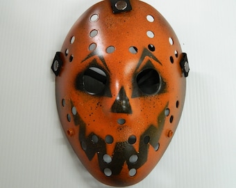 ACCESORIO DE HALLOWEEN Máscara de hockey de Jason Mod Calabaza malvada