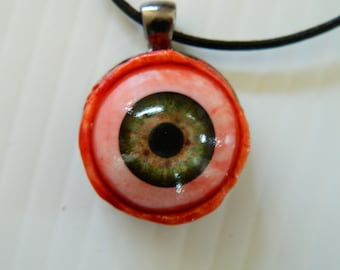 Halloween Horror Prop Life Size Human EYEBALL Hanger ketting voor kostuum of cosplay