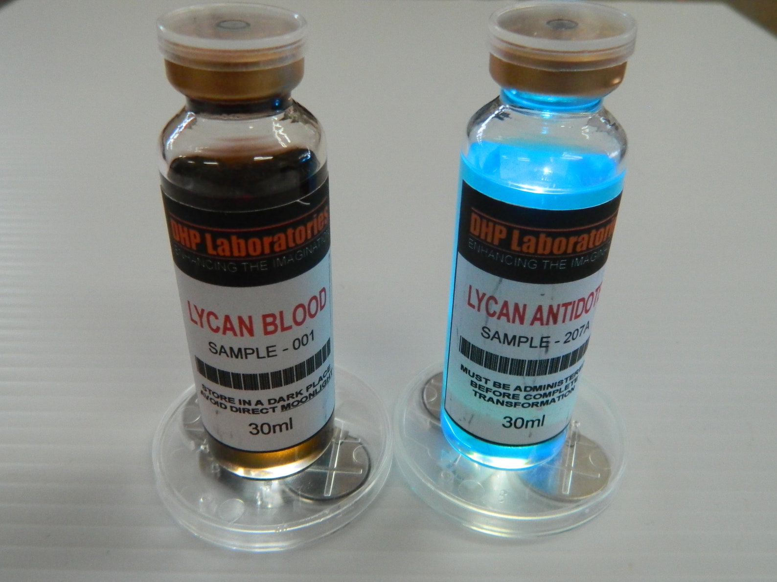 Halloween Movie Props _ Real Glass Medical Vials Movie Etsy