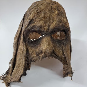 HALLOWEEN Burlap Executioner latex mask