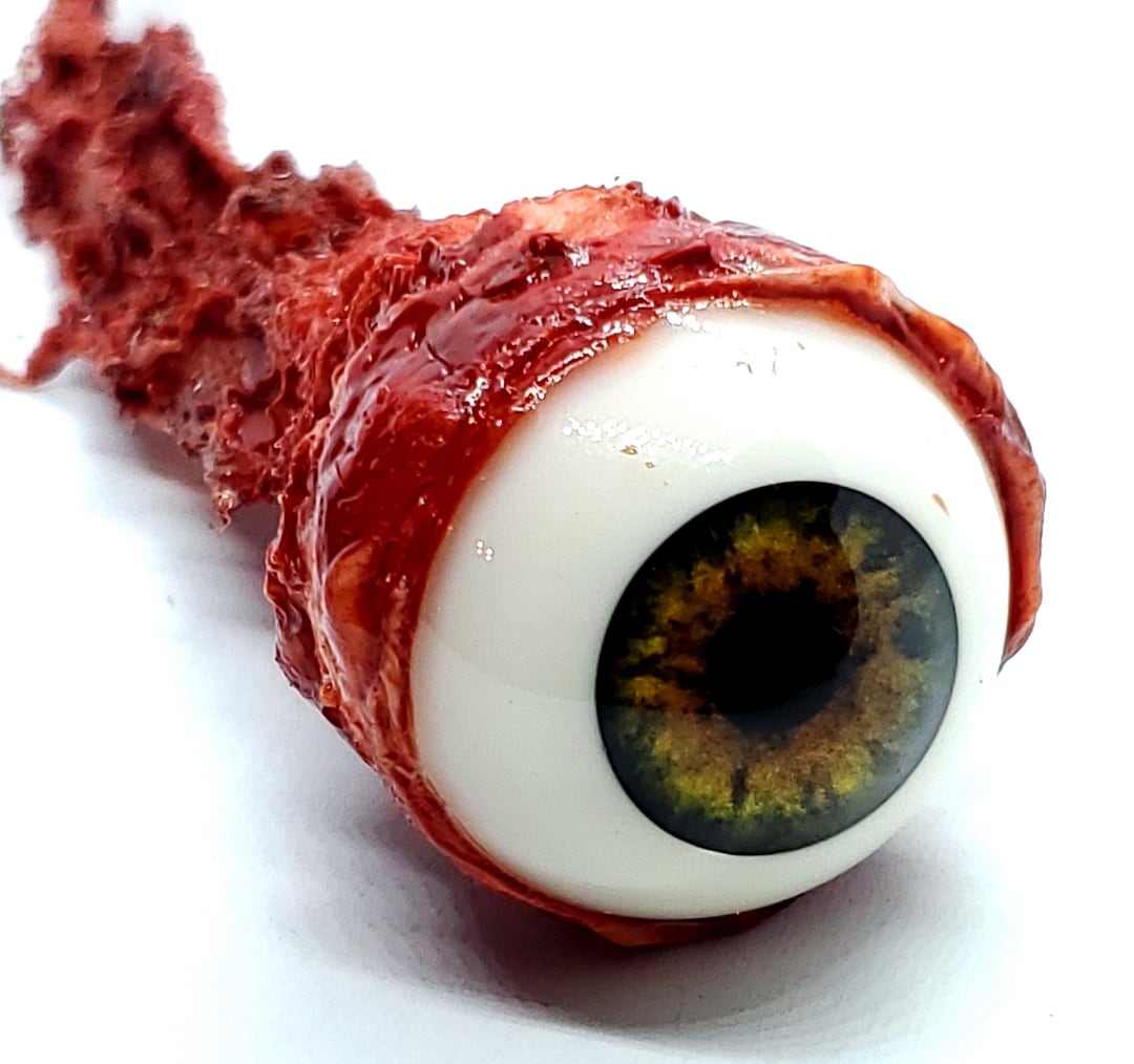 Realistic Life Sized Ripped Out Eyeball by Dead Head Props