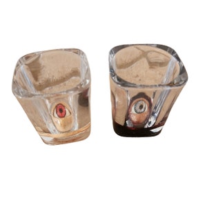 Realistic Eyeball Shot Glass with Eyelids, Unique Gift!, Halloween prop decoration by Dead Head Props