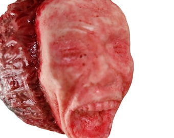 Realistic "The Screamer Face" Creepy Christmas Ornament by Dead Head Props , Halloween Prop, Horror Prop, Halloween Decoration