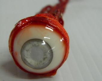 Ripped Out Eyeball Blind Dead Eye Halloween Prop - Realistic Life Size Horror