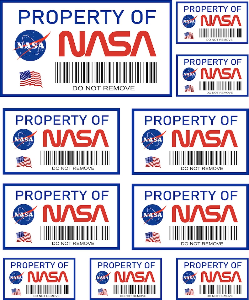 Sticker Poperty Asset Asset Property Stickers, Mobile Infantry, Weyland Yutani Corp, Titanic ...