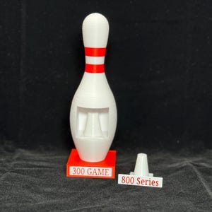 Bowling Pin Honor Score Ring Display – Proudly Display 300 Game or 800 ...
