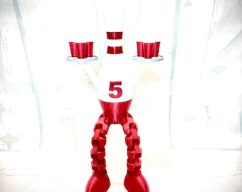 Five pin with drinks