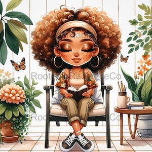 Woman Reading Art Print: Soulful Stillness, Empowerment Wall Art