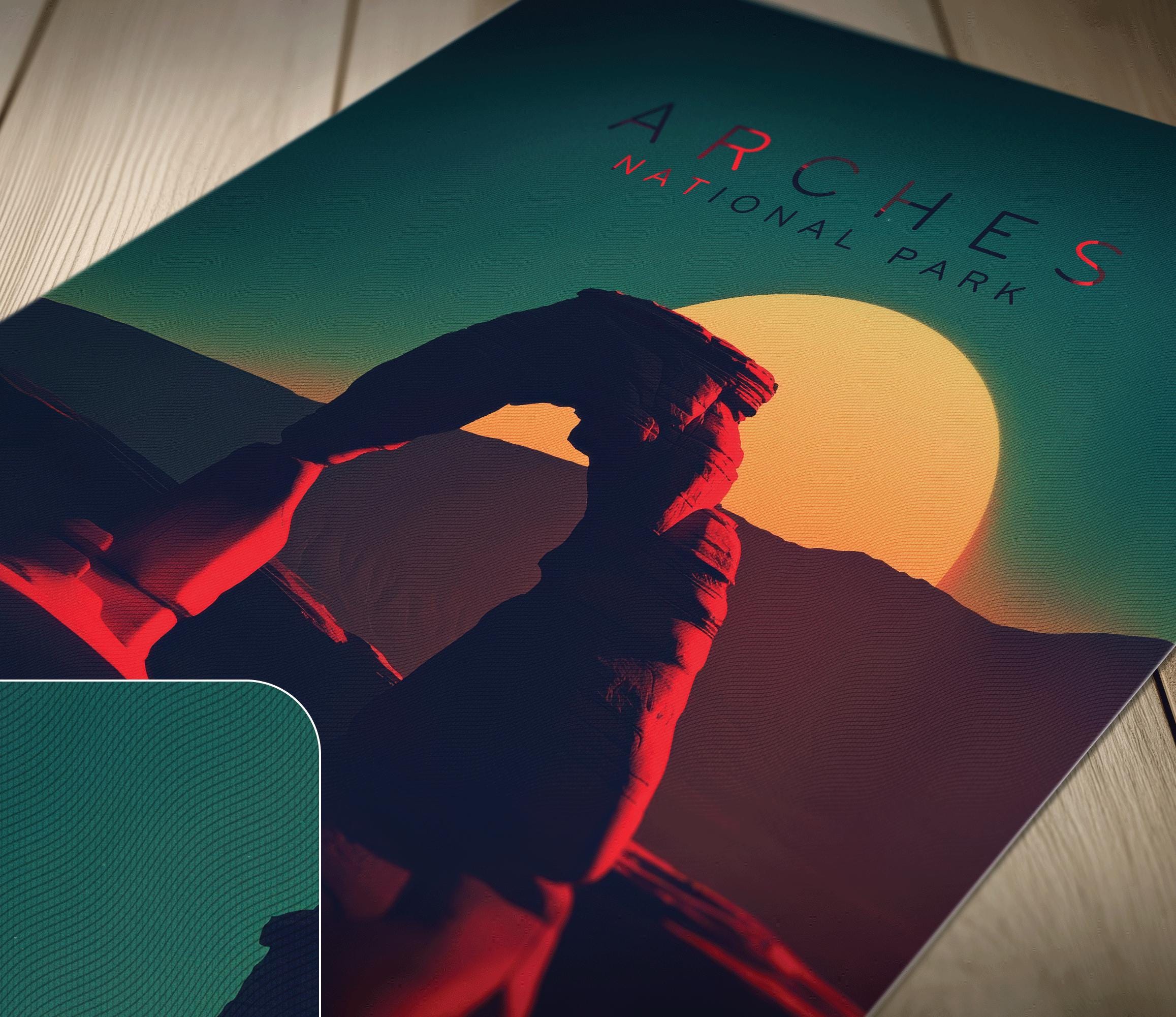 Arches Delicate Arch Poster | Art Print | Variation #254 - Etsy