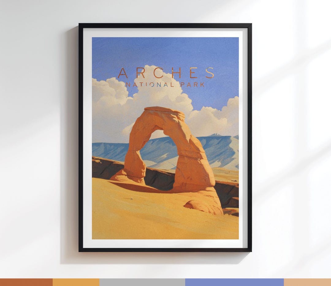 Arches Delicate Arch Poster | Art Print | Variation #235 - Etsy