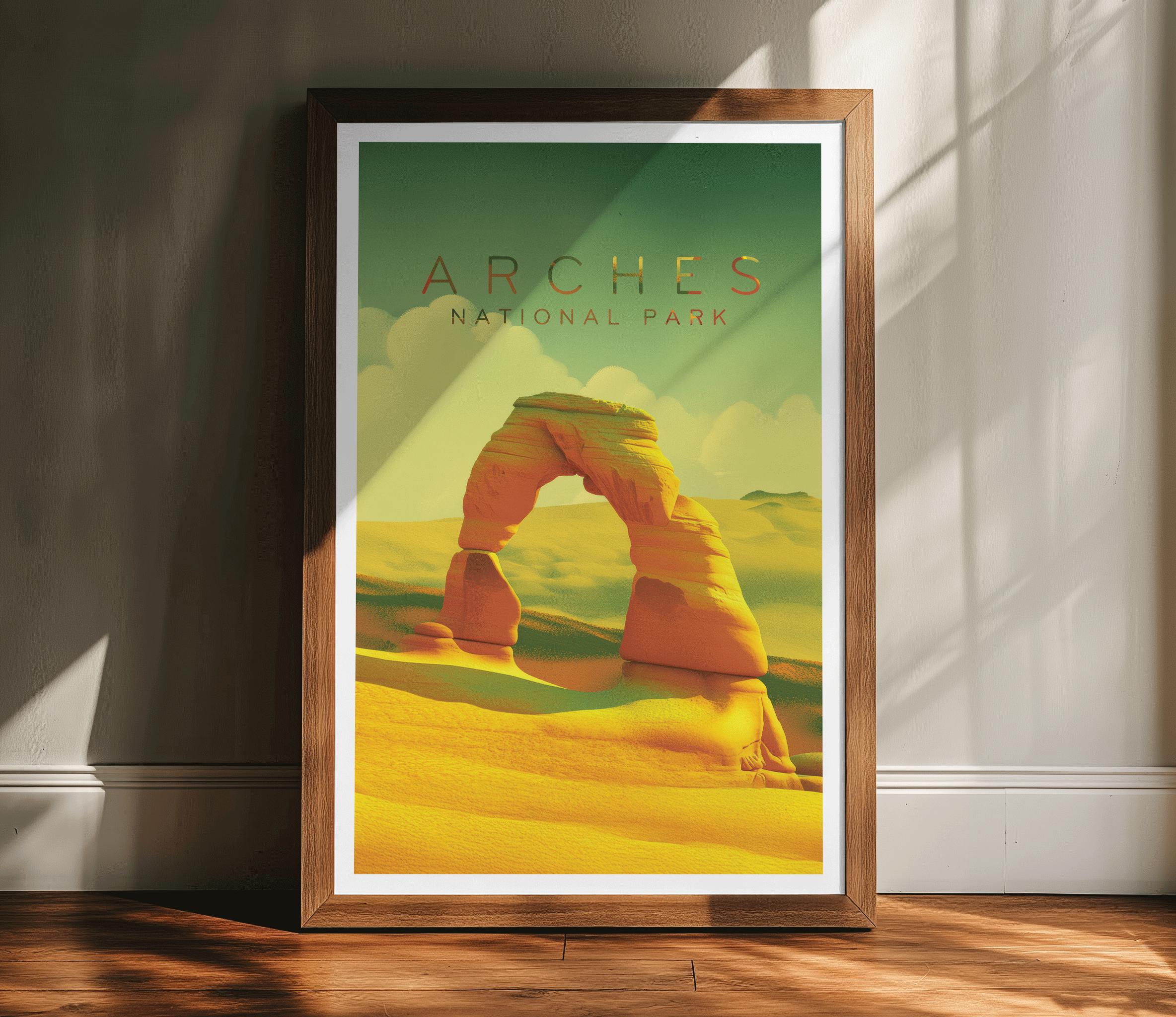 Arches Delicate Arch Poster | Art Print | Variation #154 - Etsy