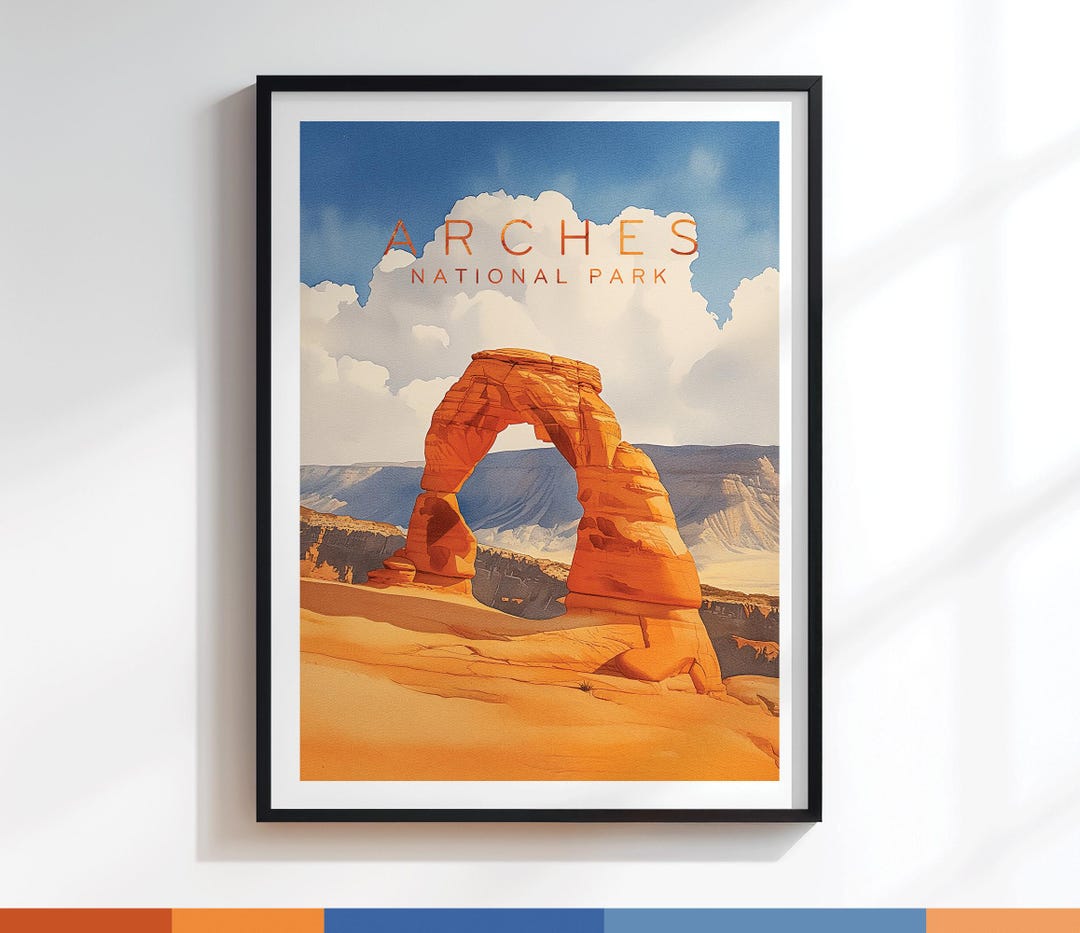 Arches Delicate Arch Poster | Art Print | Variation #184 - Etsy
