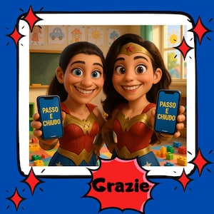 Tarjeta personalizada estilo Pixar – Retrato digital – PDF imprimible – Cumpleaños, nacimientos, eventos