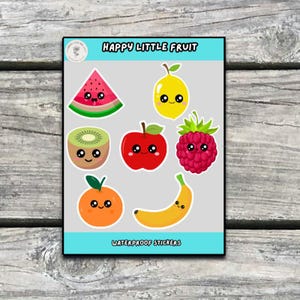 Juicy Fruit Sticker Pack für Planer und Scrapbooks - Wassermelone, Zitrone, Kiwi und mehr!