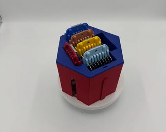 3D Printed Dog Grooming Clipper Comb Organizer: Modular Salon Storage