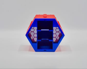 Dog Grooming Organizer Bin – Wide F Blade Holder (WF2–WF7) + Side Storage | Modular 3D Printed Storage by It’s Purpose Built