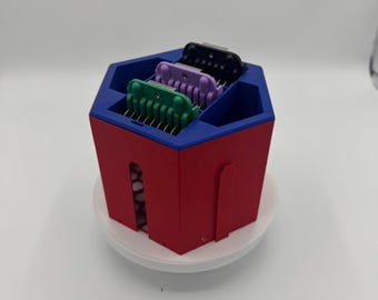 3D Printed Dog Grooming Organizer: Clipper Comb Holder & Side Storage