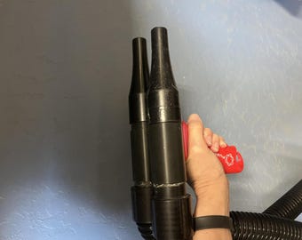 ProGrip Dual Hose Handle for Dog Dryers: Quick-Swap Grooming Tool