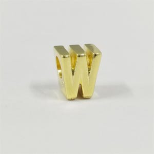 Charm del alfabeto con la letra W de Pandora