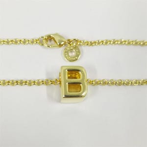 Pandora Letter B Charm Necklace