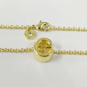 Pandora Letter C Charm Necklace