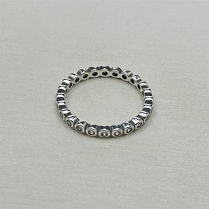 pandora silver ring alluring petite brilliant